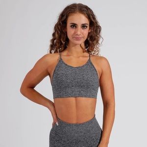 Buffbunny Resource Seamless Sports Bra in Granite